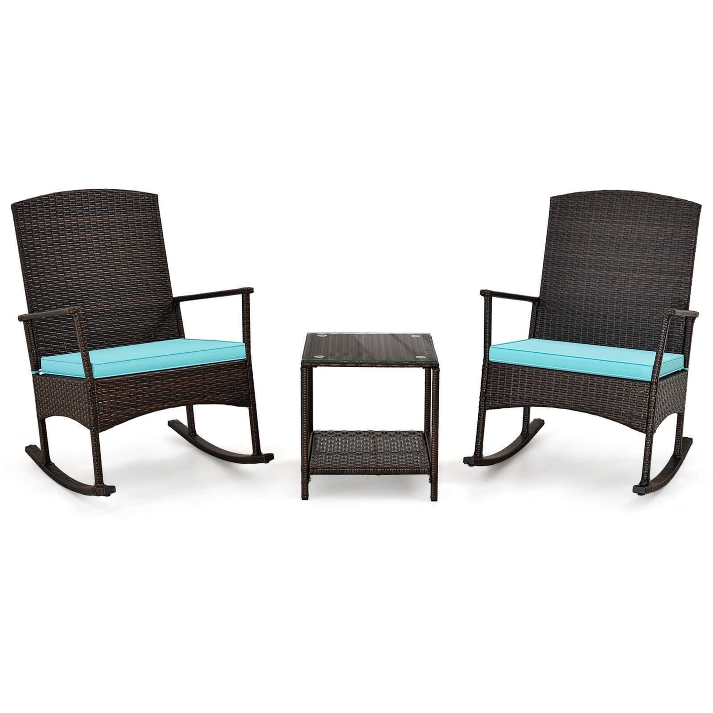 3 Piece Patio Rocking
