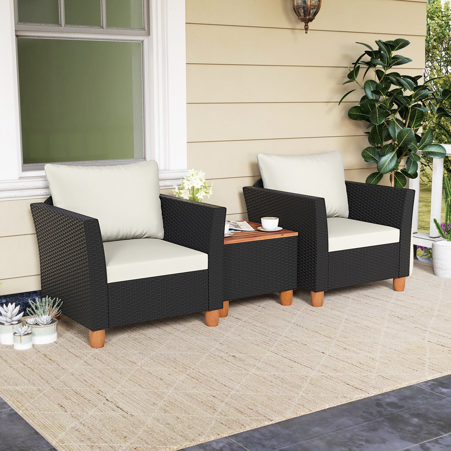 3 Pieces Outdoor Patio