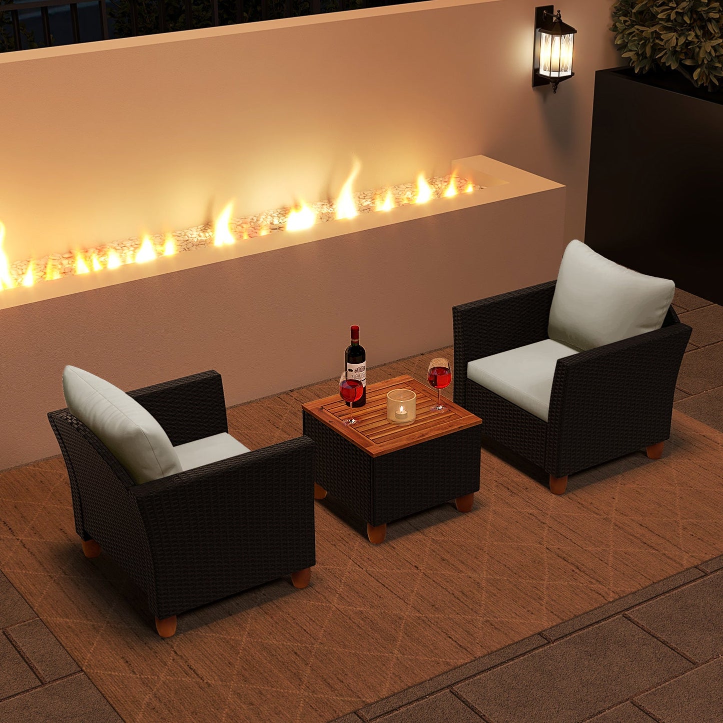 3 Pieces Outdoor Patio