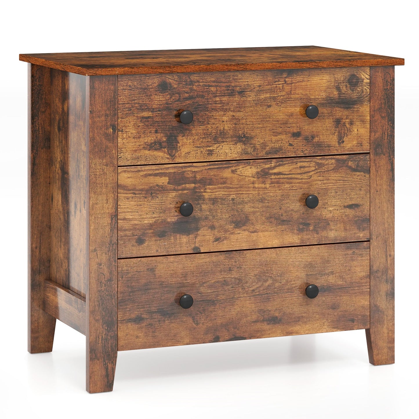3 Drawer Dresser Chest of Drawers Bedside Table