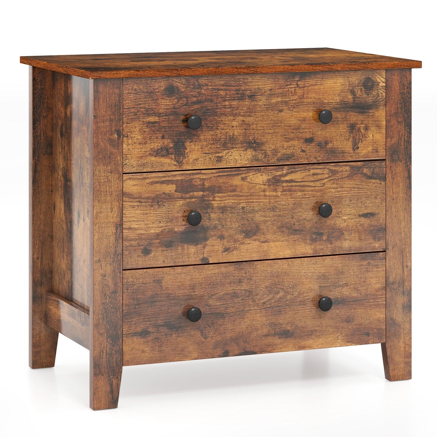 3 Drawer Dresser Chest of Drawers Bedside Table