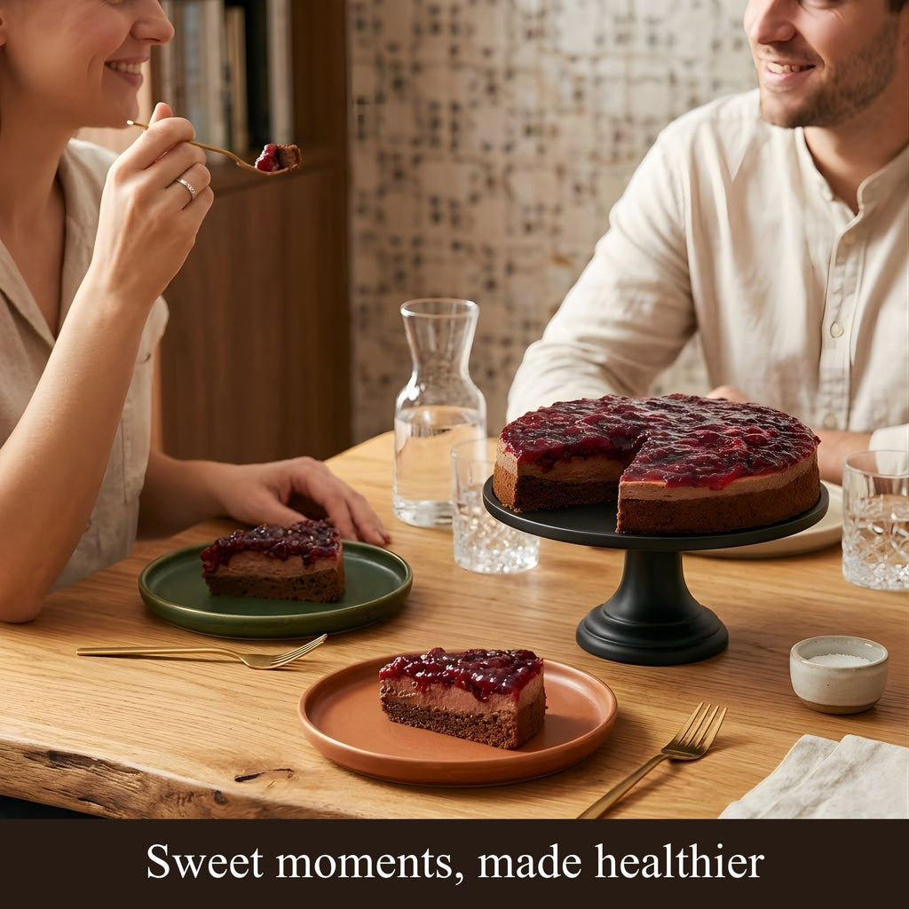 Andy Anand Sugar-Free Chocolate Wildberry Mousse Cake, 3 lb – Keto & Diabetic-Friendly, Freshly Baked, No Preservatives, Birthday Gift Box