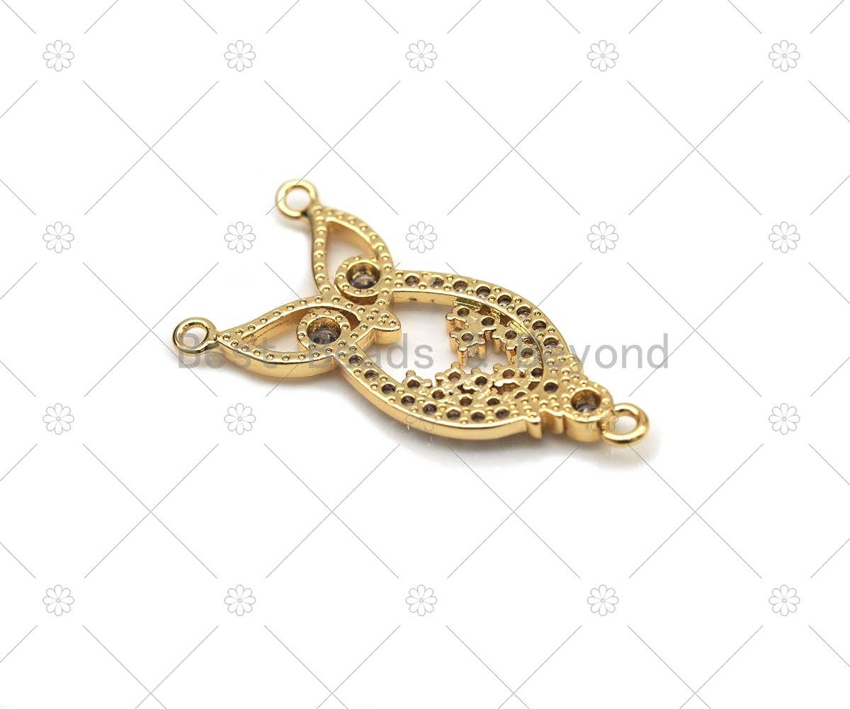 CZ  Night Owl Charm,  Sku#LK567