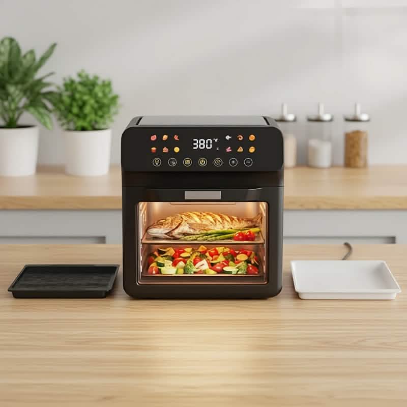 12QT 12-in-1スマートエアフライヤーオーブン
