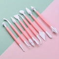 8-Piece Fondant Cake Decorating Modeling Tool Set