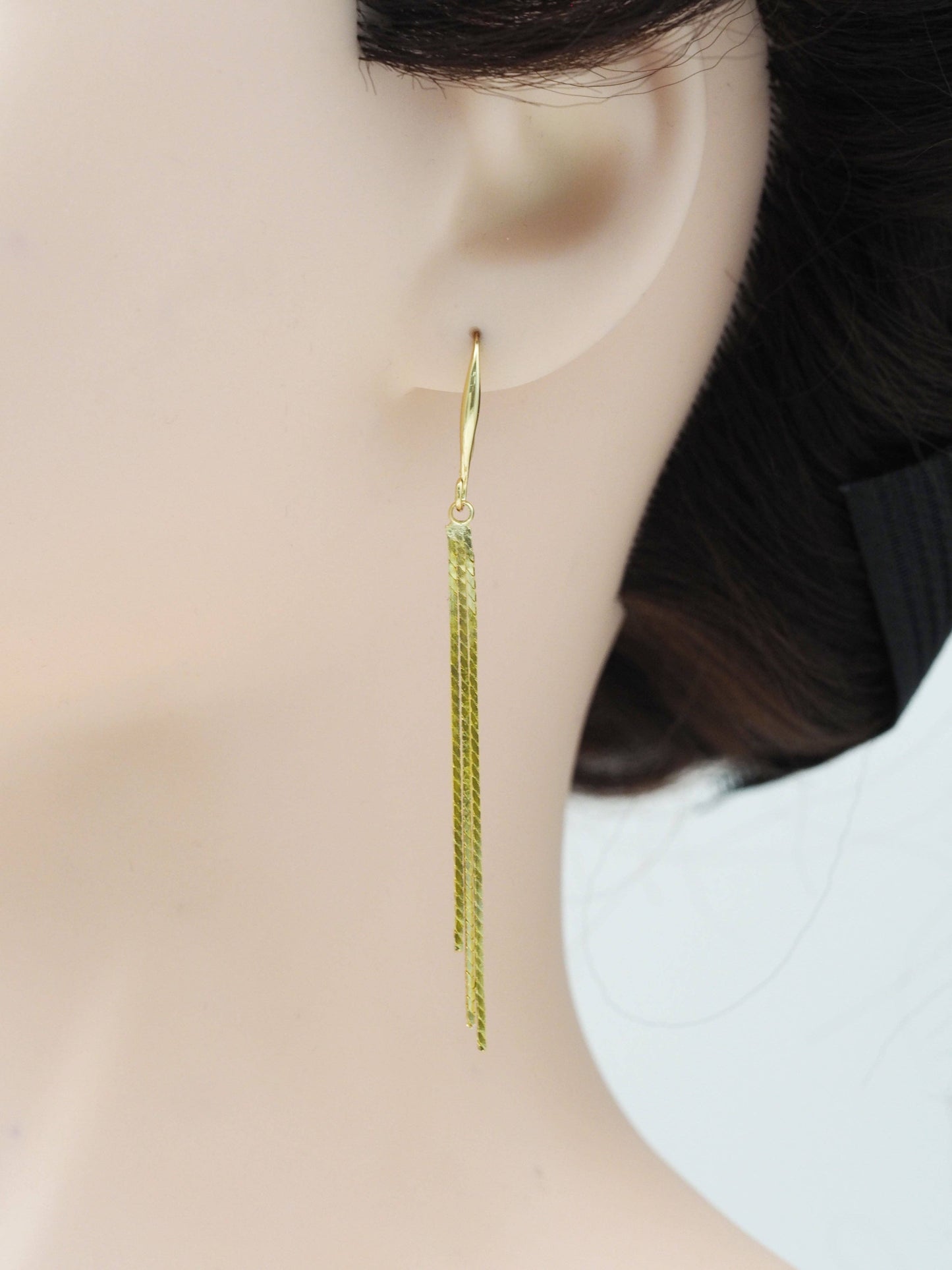 Gold Dangle Earrings, sku# Y754E