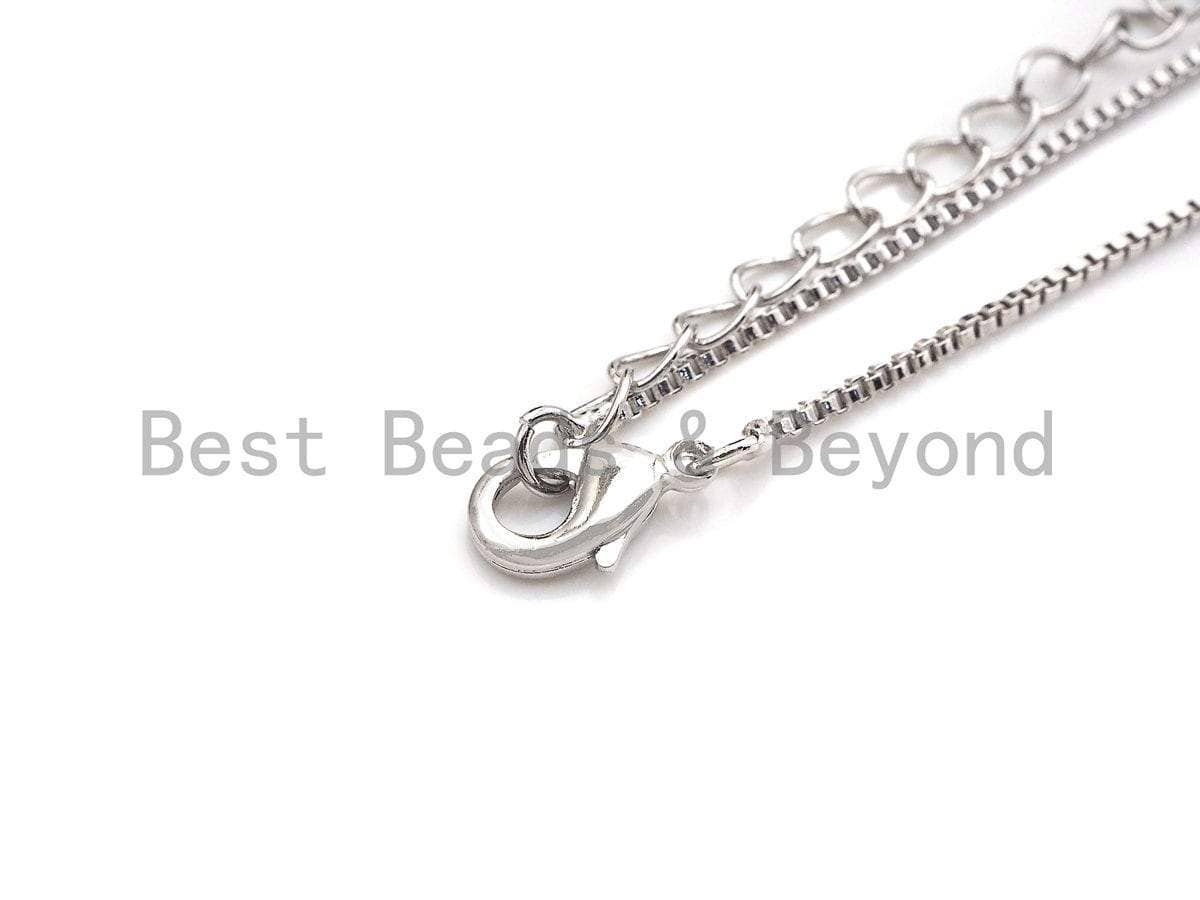 16" gold/Silver Color Chain Necklace Connector Chain,sku#P51