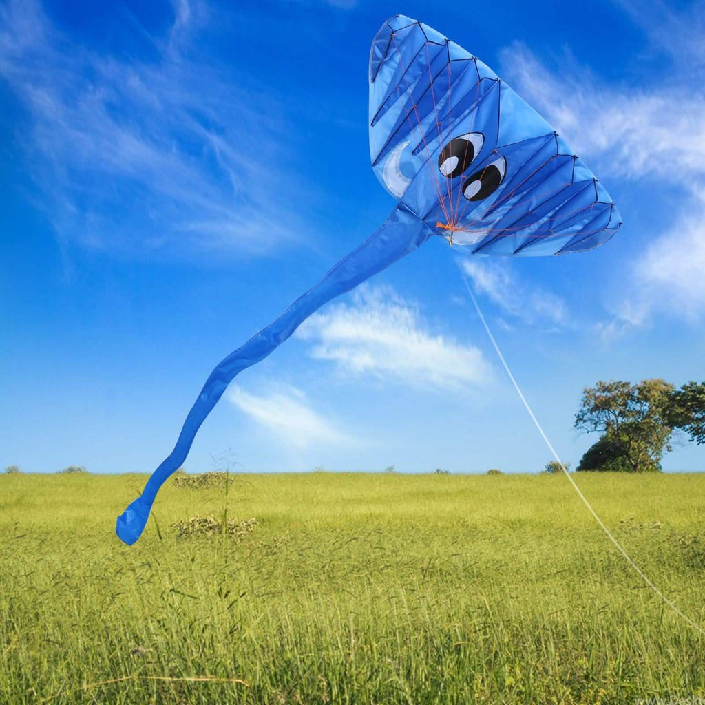 Cerf-volant 3D Géant Éléphant Facile à Piloter Jeux et Activités de Plein Air pour Enfants