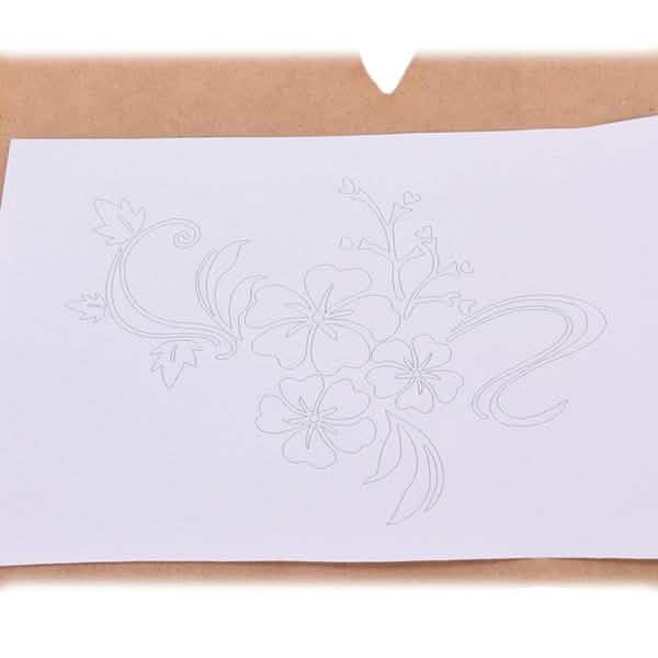 3D Mirror Flower Removable Wall Sticker