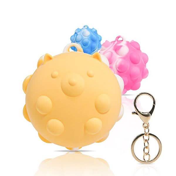 Porte-clés Pop Ball 3D anti-stress pour enfants et adultes