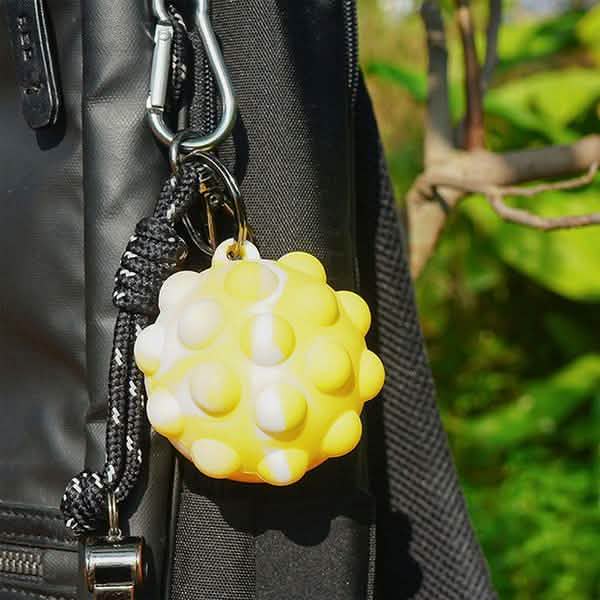 Porte-clés Pop Ball 3D anti-stress pour enfants et adultes