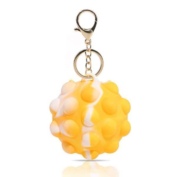 Porte-clés Pop Ball 3D anti-stress pour enfants et adultes