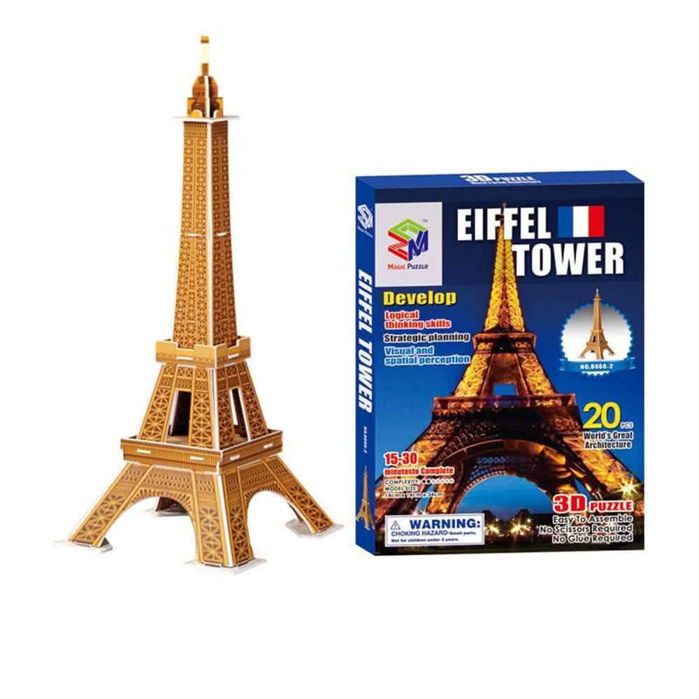 3D世界建築パズル