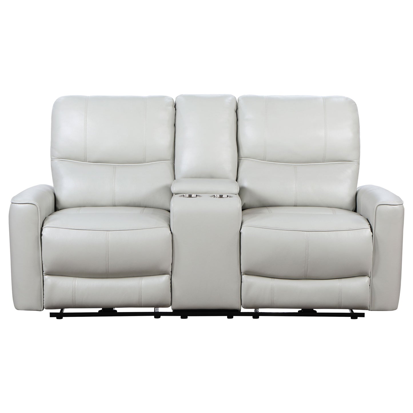 Denson Dove Power Reclining Loveseat