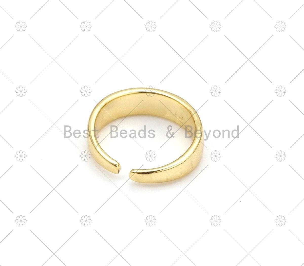 Colorful Enamel Flower On Round Adjustable Ring, Sku#LD160