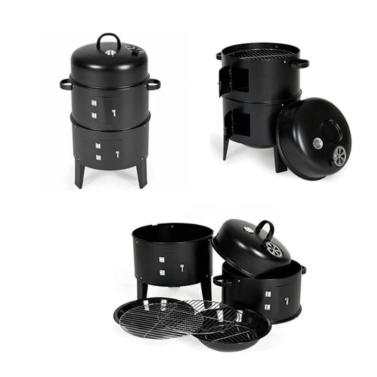 Outdoor Double-Layer Grill
