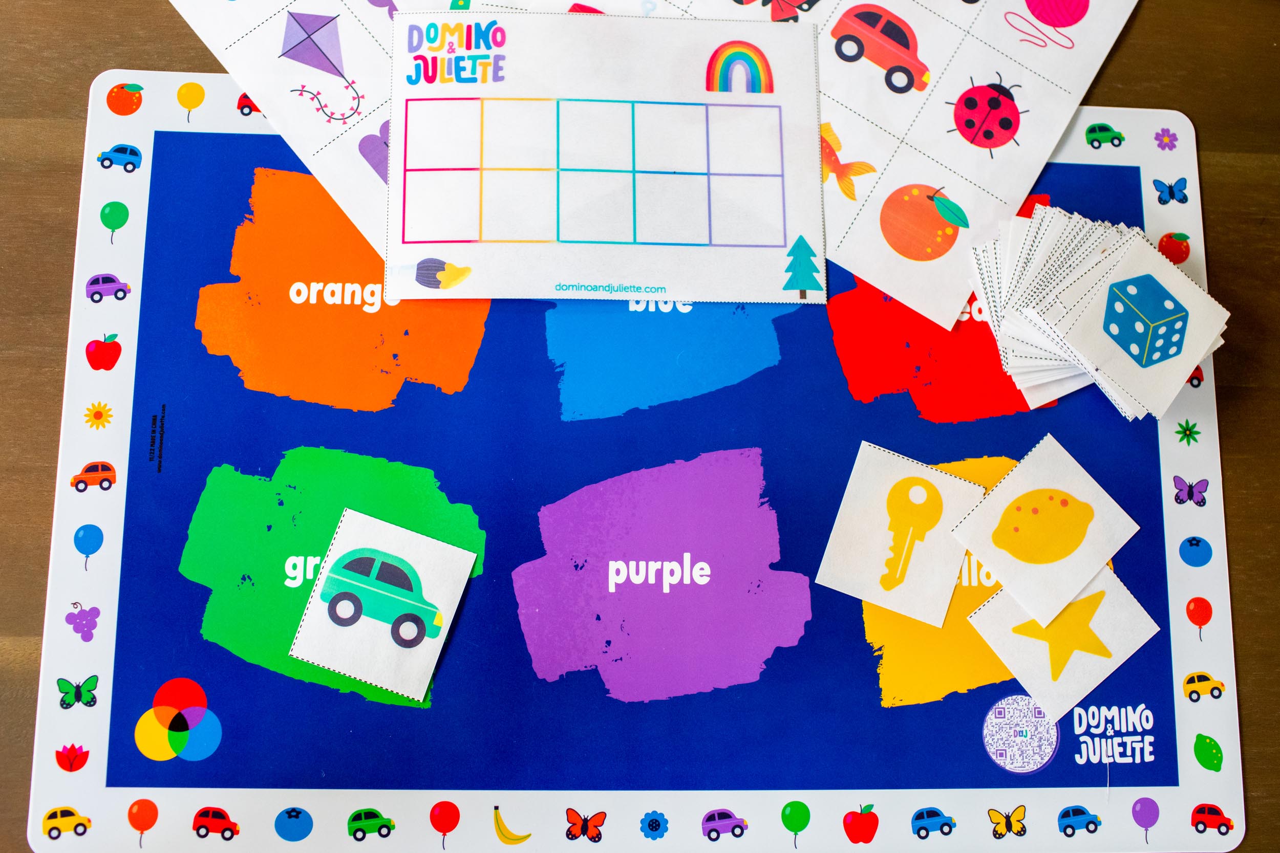 The "Now I know my" 4-pack Placemat Bundle