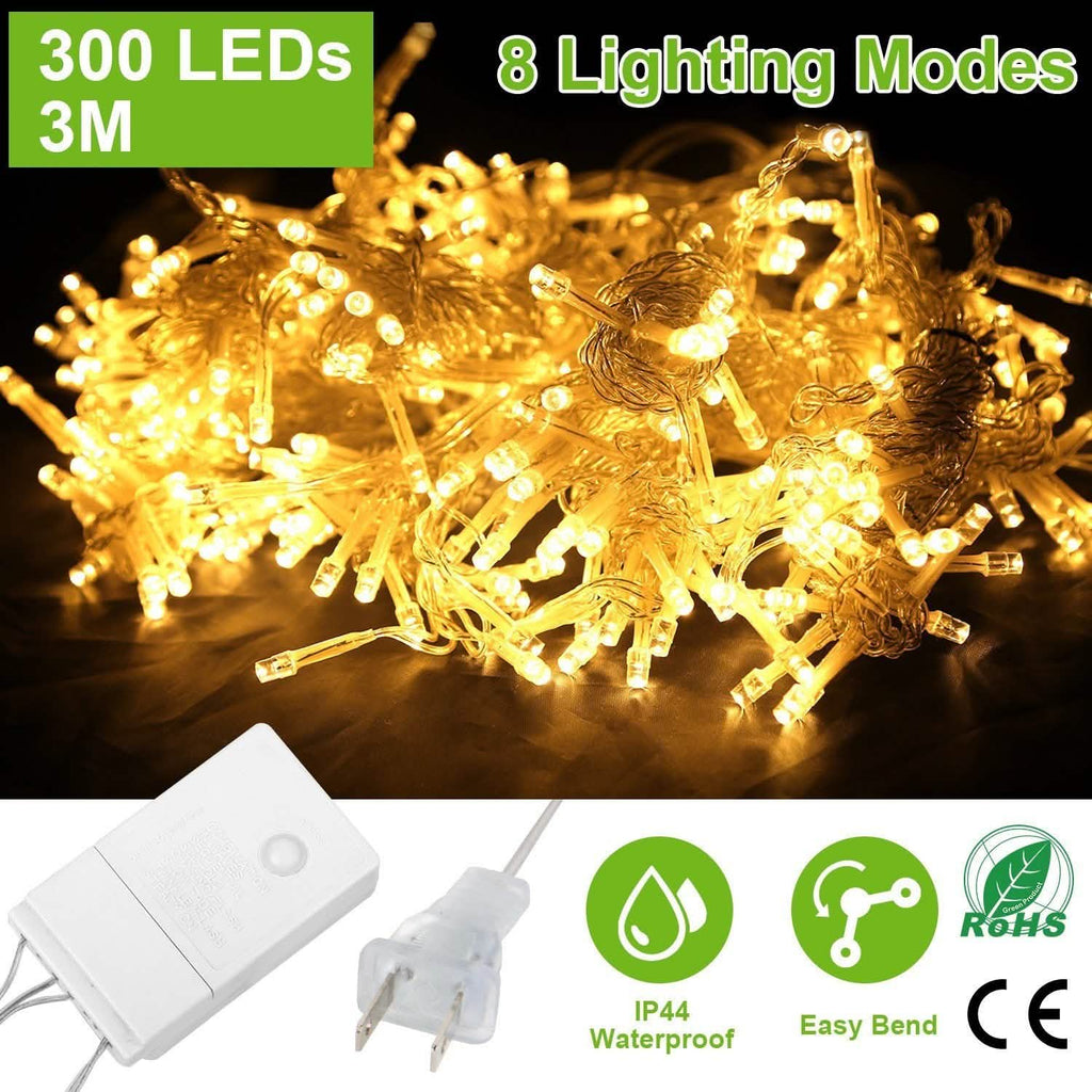 3M 300LED カーテンライト リモコン付き