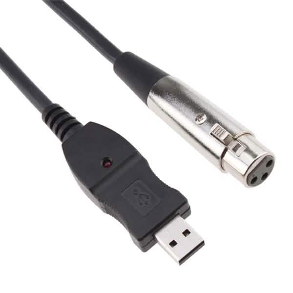 3M USB Male to XLR Female Microphone USB Mic Link Cable