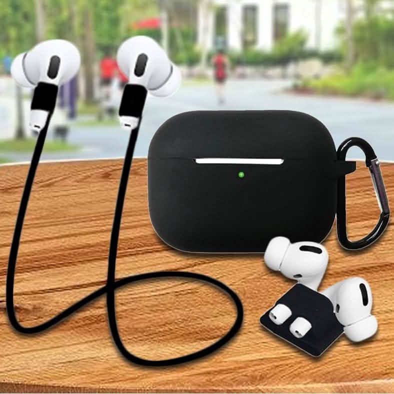 Étui mousqueton pour Airpods Pro3 4-en-1 et dragonne anti-perte