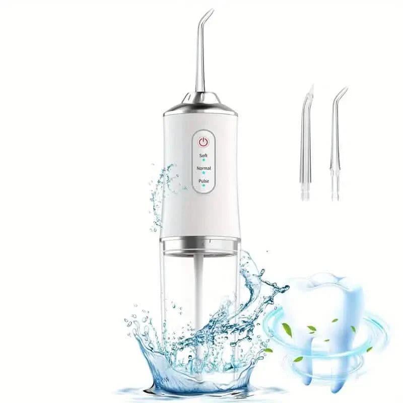 4-in-1 Cordless Water Flossers Oral Irrigator With DIY Mode 4 Jet Tips