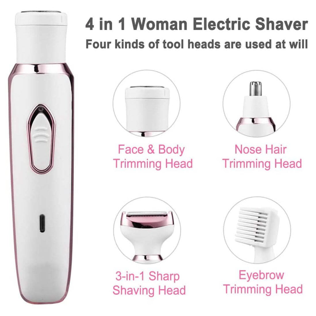 4-in-1 Electric Razor for Women