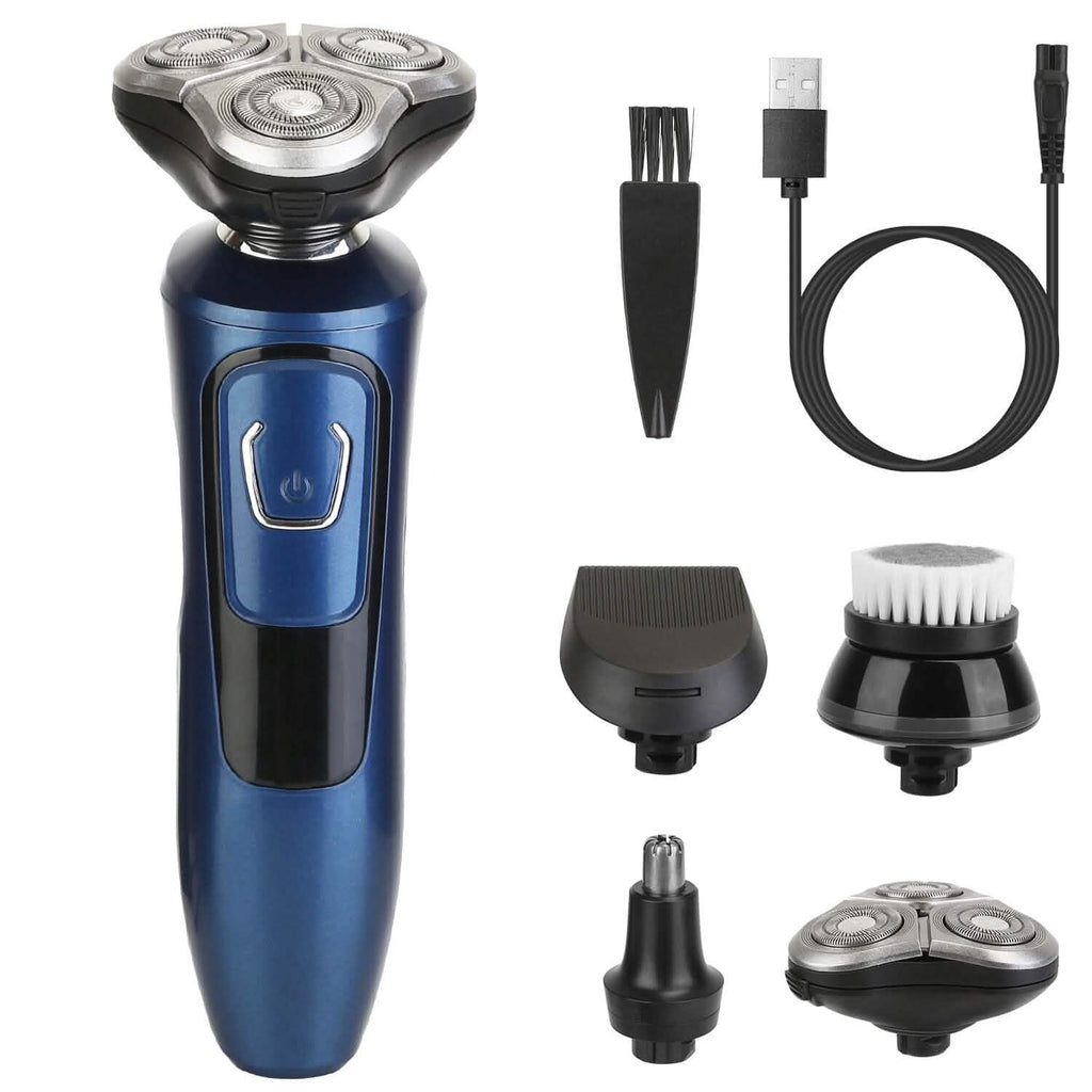 4-In-1 Electric Razor Shaver Rechargeable Cordless
