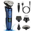 4-In-1 Electric Razor Shaver Rechargeable Cordless