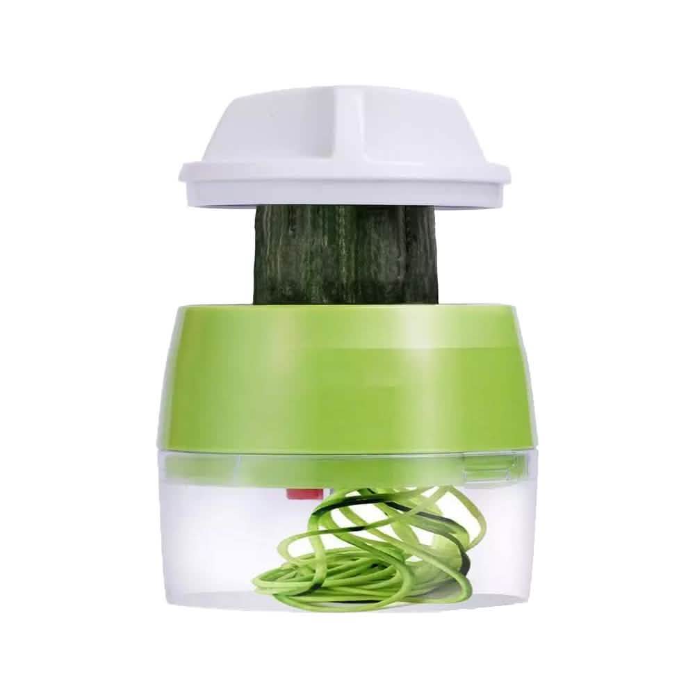 Râpe Spirale Réglable 4-en-1 pour Fruits et Légumes