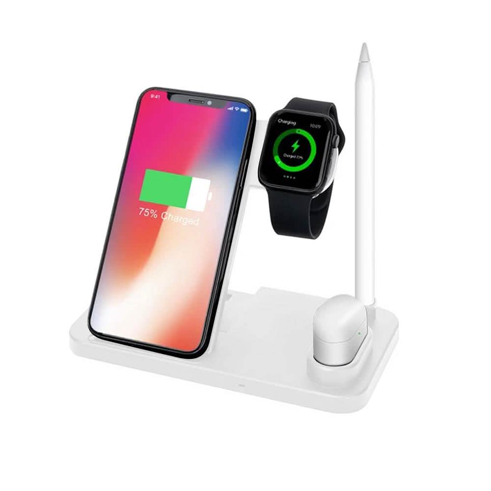 4-in-1 iPhone、Apple Watch、AirPods、Apple Pencil ワイヤレスQi充電器