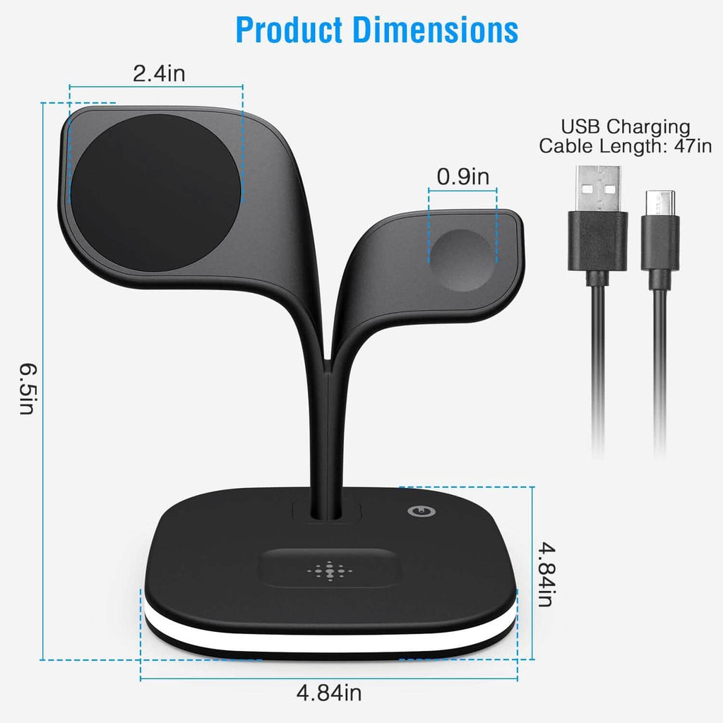 4-in-1 Magnetic Wireless Charging Station Dock