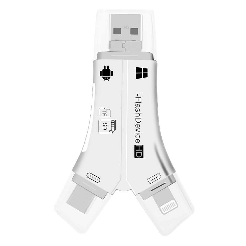 4-in-1 メディア転送 メモリーカード対応