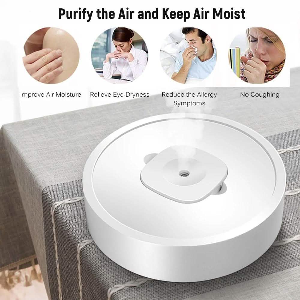 Purificateur d'air Humidificateur Stérilisateur UV Diffuseur d'arômes 4-en-1 Mobile