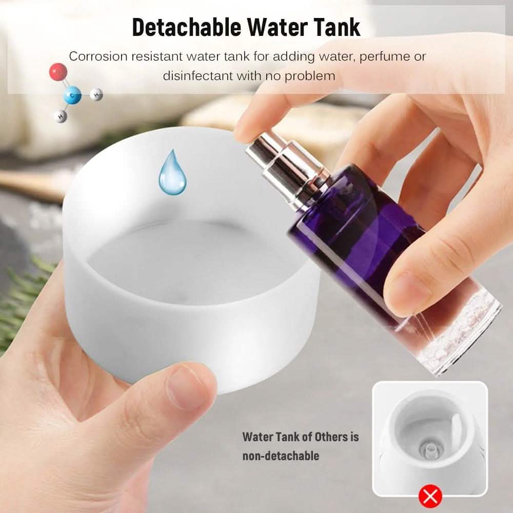 Purificateur d'air Humidificateur Stérilisateur UV Diffuseur d'arômes 4-en-1 Mobile