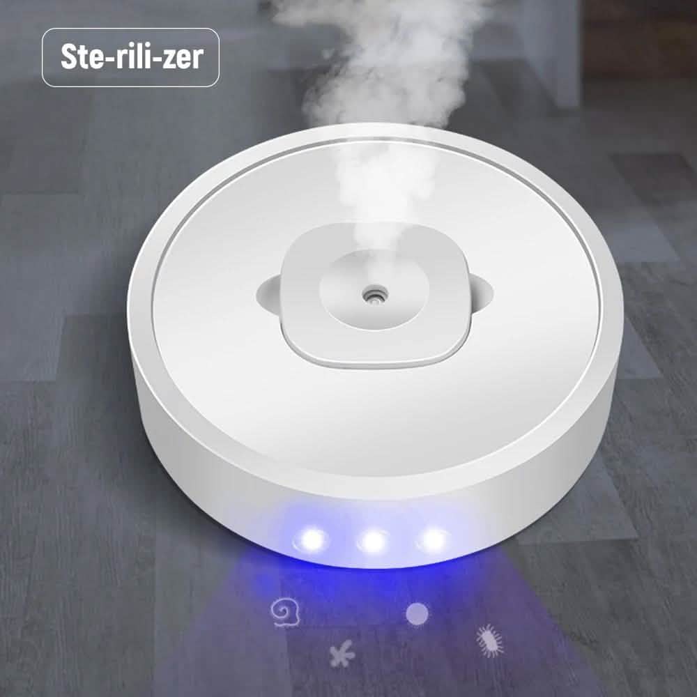 Purificateur d'air Humidificateur Stérilisateur UV Diffuseur d'arômes 4-en-1 Mobile