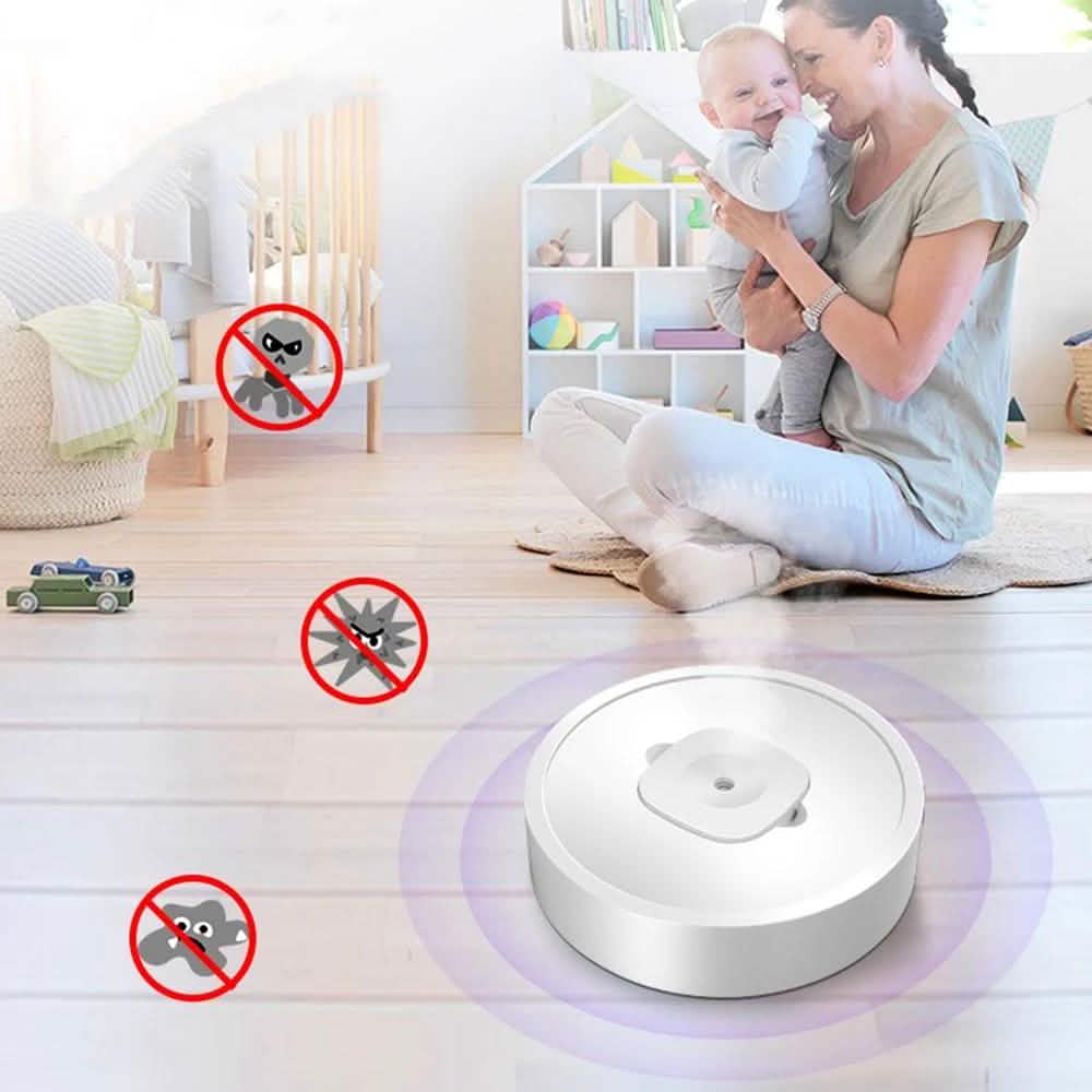 Purificateur d'air Humidificateur Stérilisateur UV Diffuseur d'arômes 4-en-1 Mobile