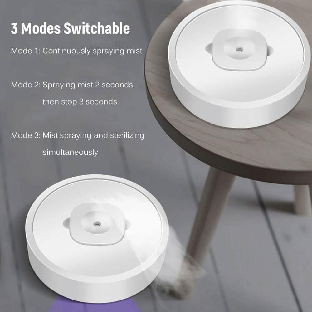 Purificateur d'air Humidificateur Stérilisateur UV Diffuseur d'arômes 4-en-1 Mobile