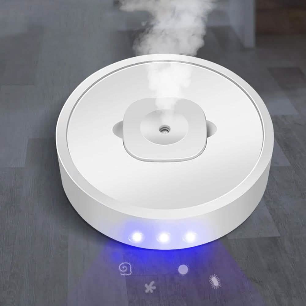 Purificateur d'air Humidificateur Stérilisateur UV Diffuseur d'arômes 4-en-1 Mobile