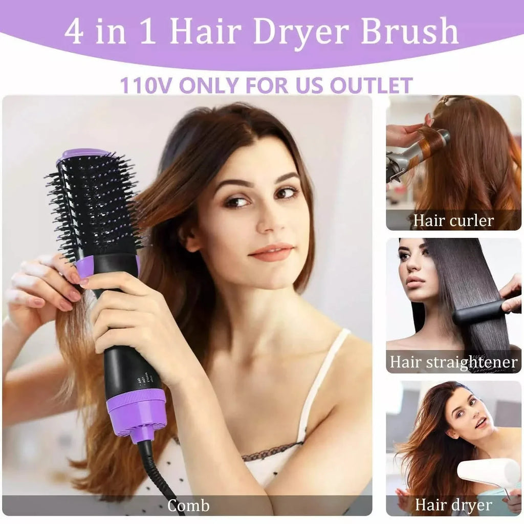 4-in-1 Negative Ion Hot Hair Dryer Brush, ASOGO One Step Hair Dryer & Volumizer