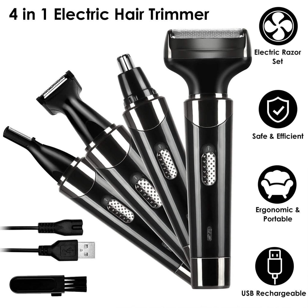 4-in-1 Rechargeable Hair Trimmer