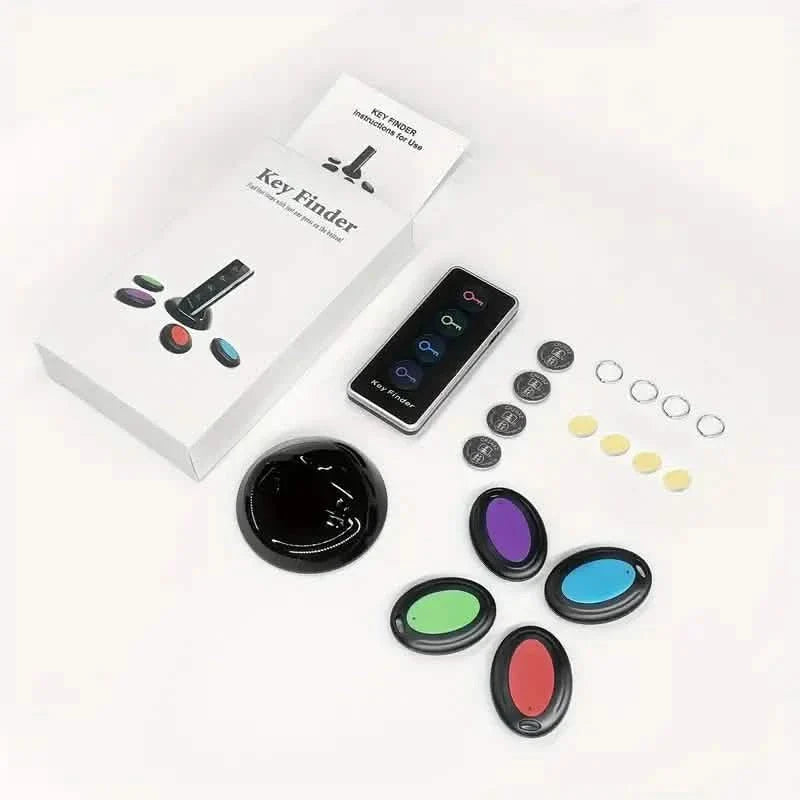 Localisateur de clés 4-en-1 avec lampe torche LED : Retrouvez facilement vos clés, votre portefeuille et votre télécommande