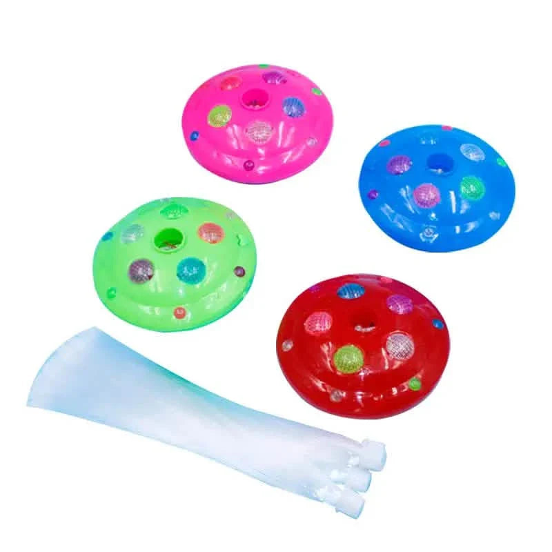 Lot de 4 : Lampes LED à fibres optiques 8 modes