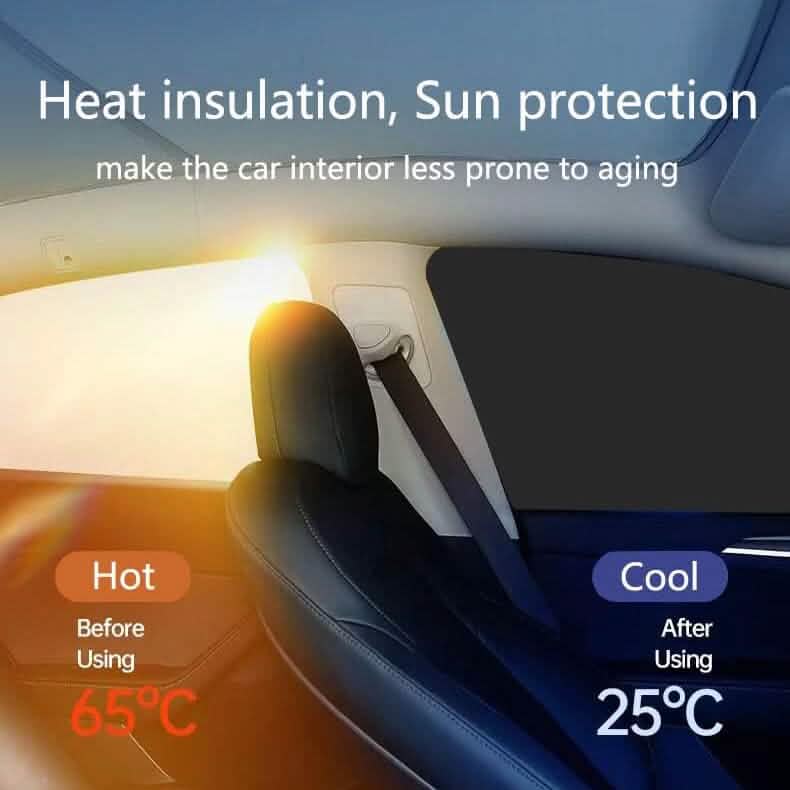 Lot de 4 : pare-soleil pour vitres latérales de voiture