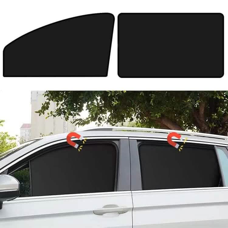 Lot de 4 : pare-soleil pour vitres latérales de voiture