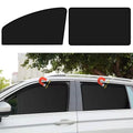 Lot de 4 : pare-soleil pour vitres latérales de voiture