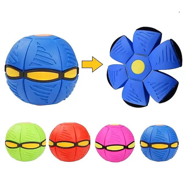 Lot de 4 : Jouet balle magique soucoupe volante OVNIS pour enfants