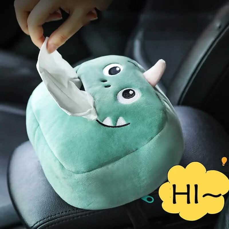 4-Pack: Cute Cartoon Car Tissue Box