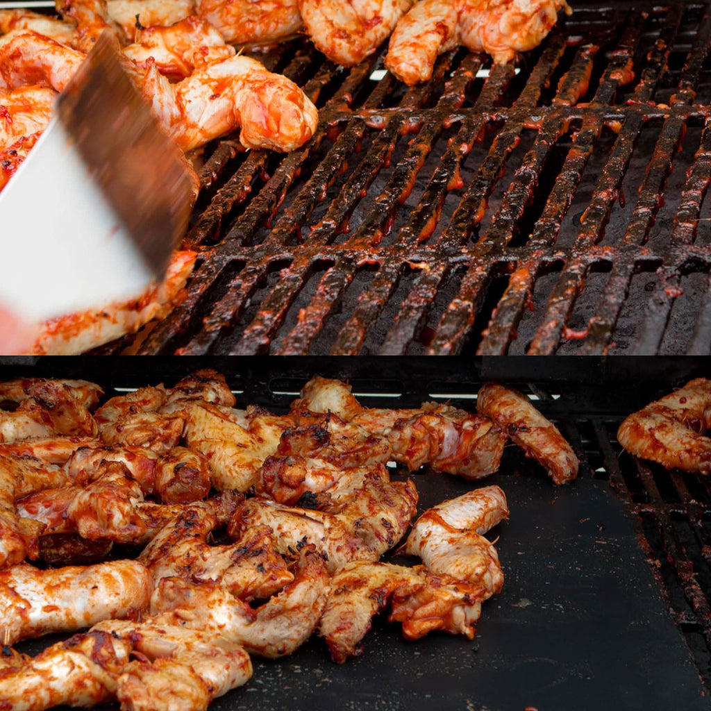 4パック：Den Haven BBQグリルマット ノンスティックグリル用
