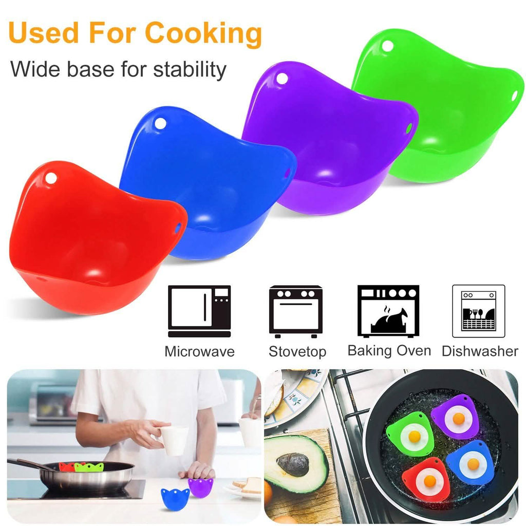 Lot de 4 : Poches à œufs en silicone