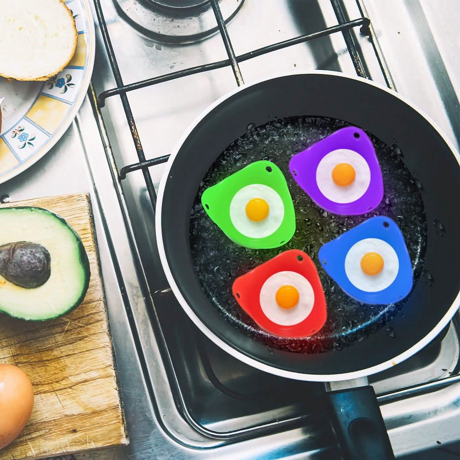 Lot de 4 : Poches à œufs en silicone